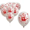 Ballonger Blodiga handavtryck 10st