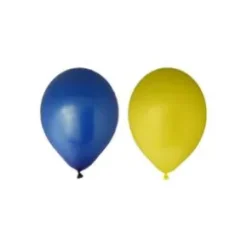 Ballonger i 12-pack - Gul/blå