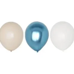 Ballonger 6-pack - Mix blå metallic