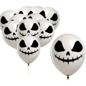 Ballonger 10st Döskallar
