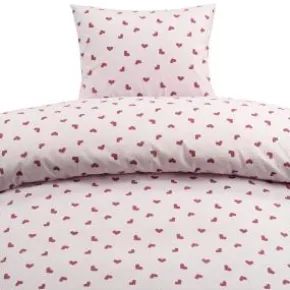 Bäddset 2-delar - Hjärtrud rosa