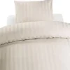 Bäddset 2-delar hotellsatin (Champagne)