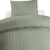 Bäddset 2-delar hotellsatin (Grön)