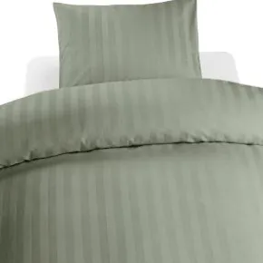 Bäddset 2-delar hotellsatin (Grön)