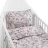 Bäddset Spjälsäng - Enhörning (rosa)