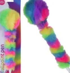 Bläckpenna - Fluffig regnbåge