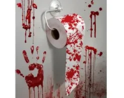 Blodigt toalettpapper