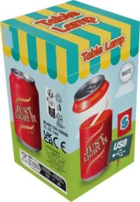 Bordslampa - Cola-burk