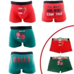 Boxershorts - Jul (Grön stl M)