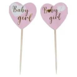 Cake picks - Baby Girl