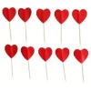 Cake Picks 10-pack - Hjärtan