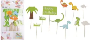 Cake topper set - Dinosaurie