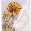 Cake topper set - Happy Birthday (guld)