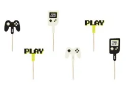 Cake toppers 5-pack - Gamer