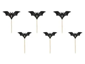Caketoppers 6st Fladdermus