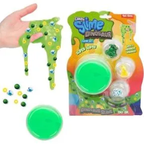 Crazy Slime set (Grön dinosaurie)