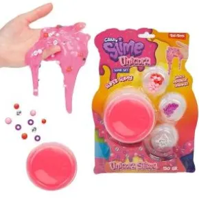 Crazy Slime set (Rosa enhörning)