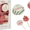 Cupcakeset med julmotiv