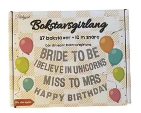 Designa din egen girlang - Silver