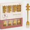 Dessertgafflar Pepparkaka 4-pack