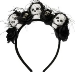 Diadem med döskallar