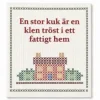 Disktrasa med skämtsam text
