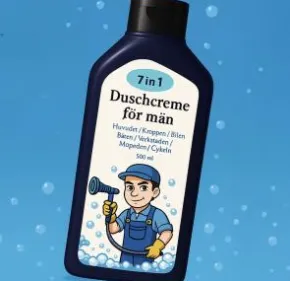 Duschcreme 7 in 1 (För män)