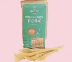 Engångsbestick träfiber 20-pack - Gafflar
