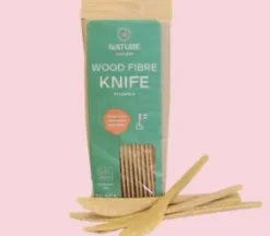 Engångsbestick träfiber 20-pack - Knivar