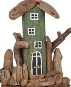 Ett hus i drivved (Grön)