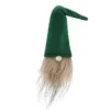 Flaskdekoration- Söt tomte med skägg (Grön)