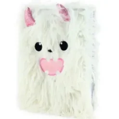 Fluffig anteckningsbok - Happy Yeti