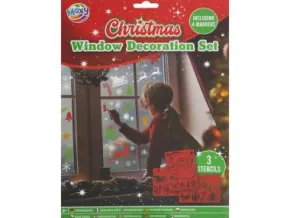 Fönsterdekorationer med julmotiv