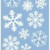 Fönsterdekor Snöflingor