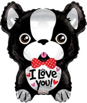 Folieballong Fransk bulldog