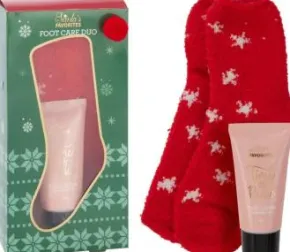 Fotvårdsset "Santa's Favorites" (Röda sockor)