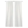 Gardinlängder 2-pack - Elin beige/vit