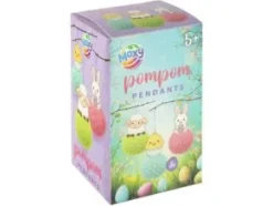 Garnbolls-pompoms till påsk