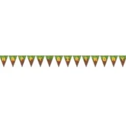 Girlang med flaggor - Pixel level up