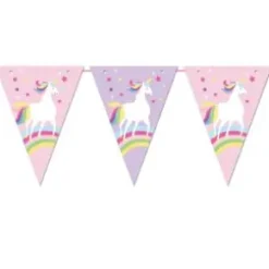 Girlang med flaggor - Unicorn