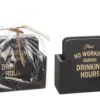 Glasunderlägg - NO WORKING DURING DRINKING
