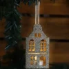 Glittrande hus med LED