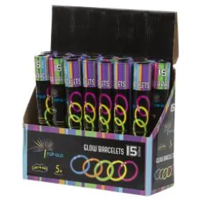 Glow in the dark armband 15-pack