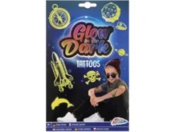 Glow in the dark - Tattoos blå