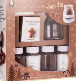 Gör ditt eget julljus - Pepparkaksgubbe