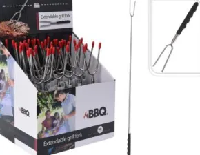 Grillpinne med teleskophandtag
