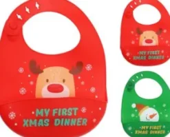 Haklapp - FIRST XMAS DINNER (Röd)