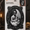 Halloweensticker Flicka med docka