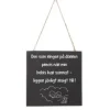 Hängande skylt - Den som ringer...