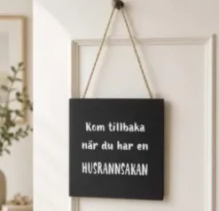 Hängande tavla - "Husrannsakan"
